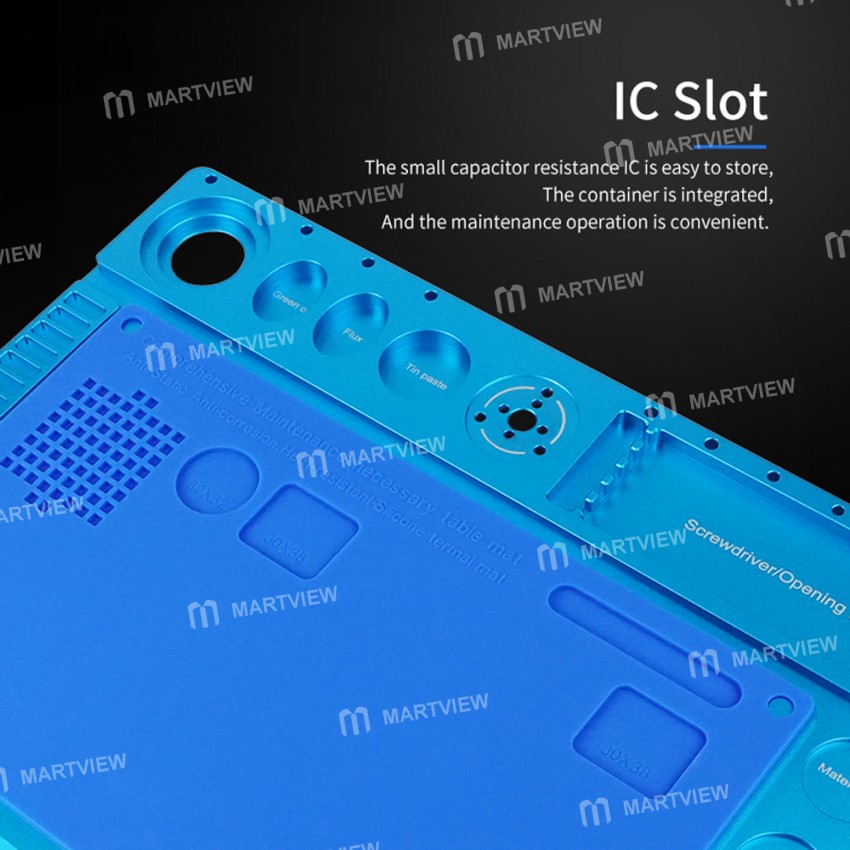 Sunshine SS-004N Multifunction Aluminum Alloy Microscope High Heat Resistant Maintenance Mat