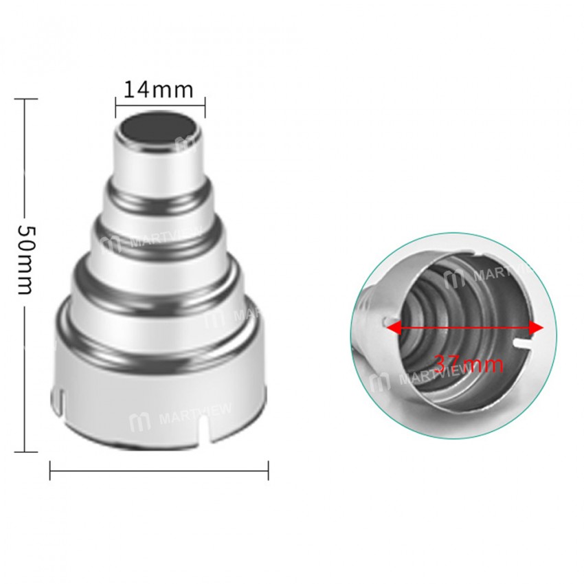 Universal 37mm Inside Diameter Heat Gun Nozzle for Handheld Heat Gun