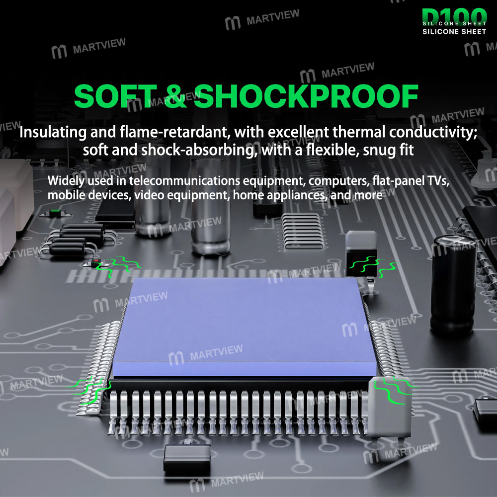 mechanic d100-insulated-thermal-silicone-sheet-for-motherboard-chip--100pcs-6