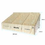 relife rl-001b-pro-24-grid-wooden-durable-multifunctional-mobile-phone-storage-management-box-4
