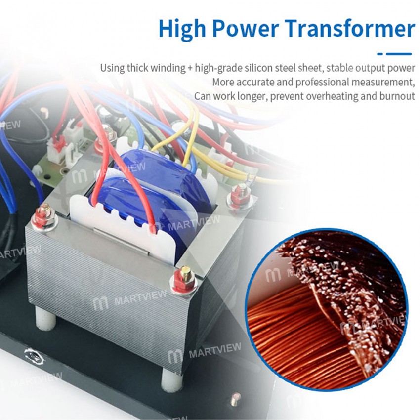 Sunshine P-1502TA 15V 2A Portable LED Digital Display DC Regulated Power Supply with USB Ports