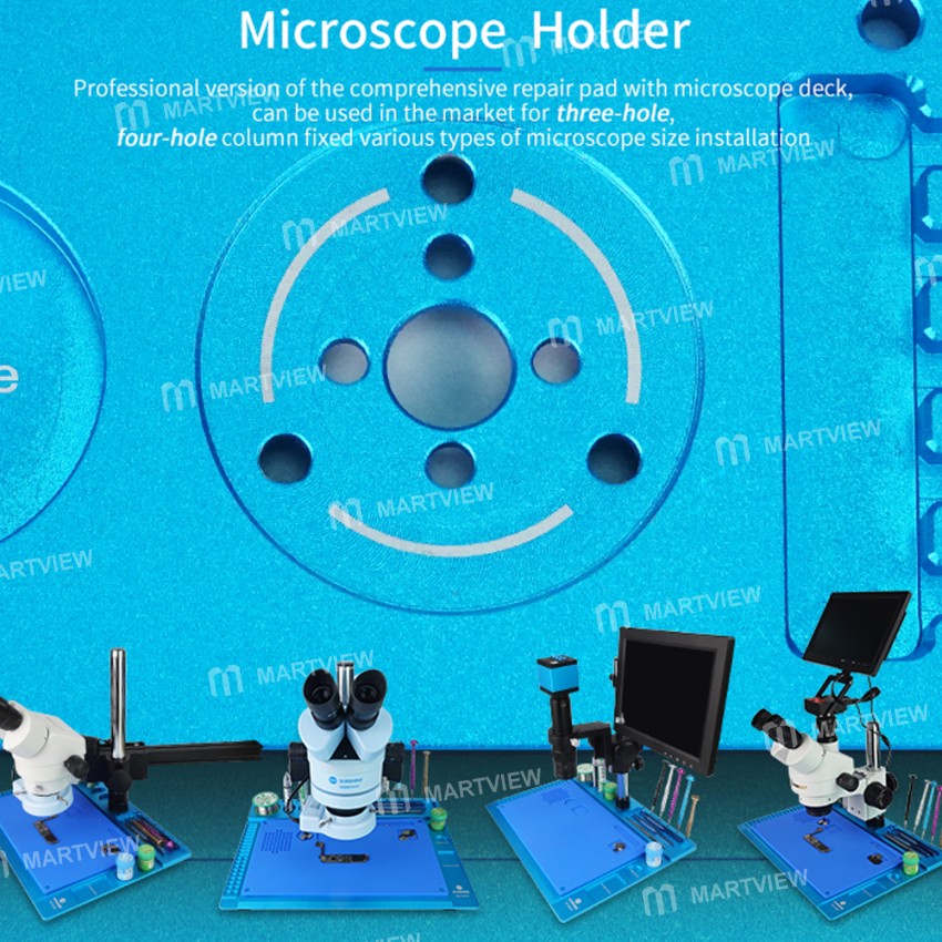 Sunshine SS-004N Multifunction Aluminum Alloy Microscope High Heat Resistant Maintenance Mat