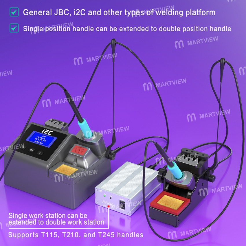 i2C SW-CH Intelligent Welding Station Expansion Base Applies to JBC T115 / T210 / T245 Soldering Sta
