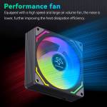 snowman mx96-v3-argb-6-heatpipe-cpu-tower-air-cooled-radiator-for-intel-lga1851-amd-am5-3