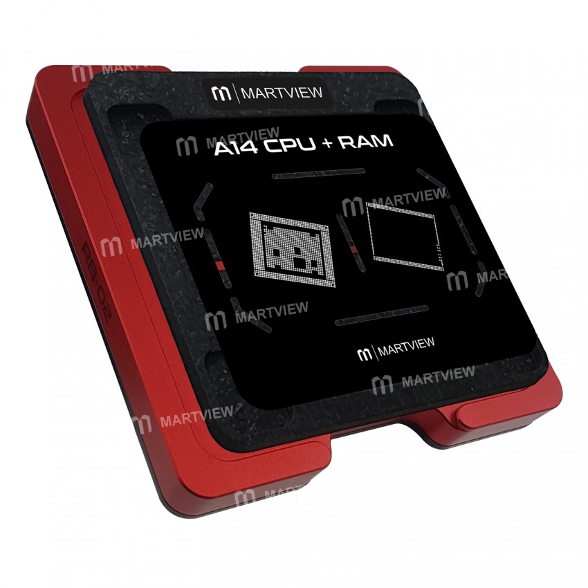 Martview RB-02 7in1 CPU Reballing Stencil Full Set for iPhone A8 A9 A10 A11 A12 A13 A14 - Malaysia