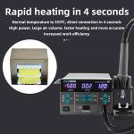 SUGON 8610DX 1000W Hot Air Rework Station LED Display Lead-Free Heat Gun Microcomputer Temperature A