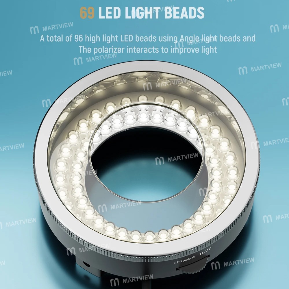 ifixes il27-lite-69led-microscope-polarized-led-ring-light-for-remover-glare-restoring-colors-5