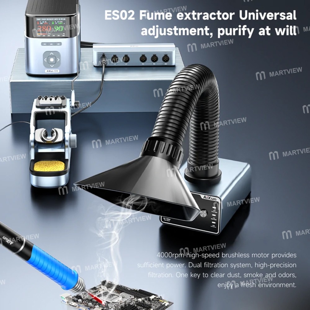 aixun t400-320w-smart-soldering-workstation-for-pcb-soldering-repair-11