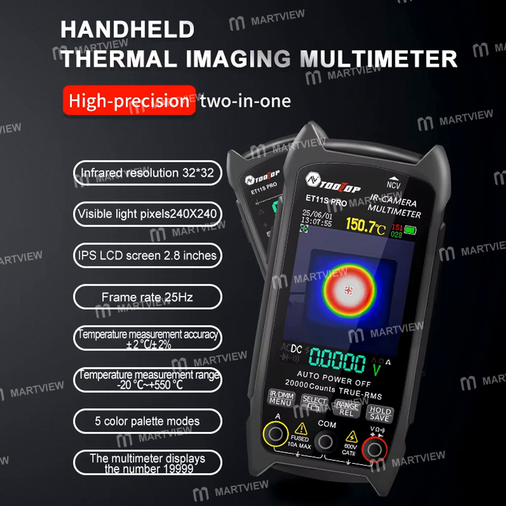 tooltop et11s-pro-handheld-2-in-1-thermal-imaging-digital-multimeter-support-dual-mode-fusion-5