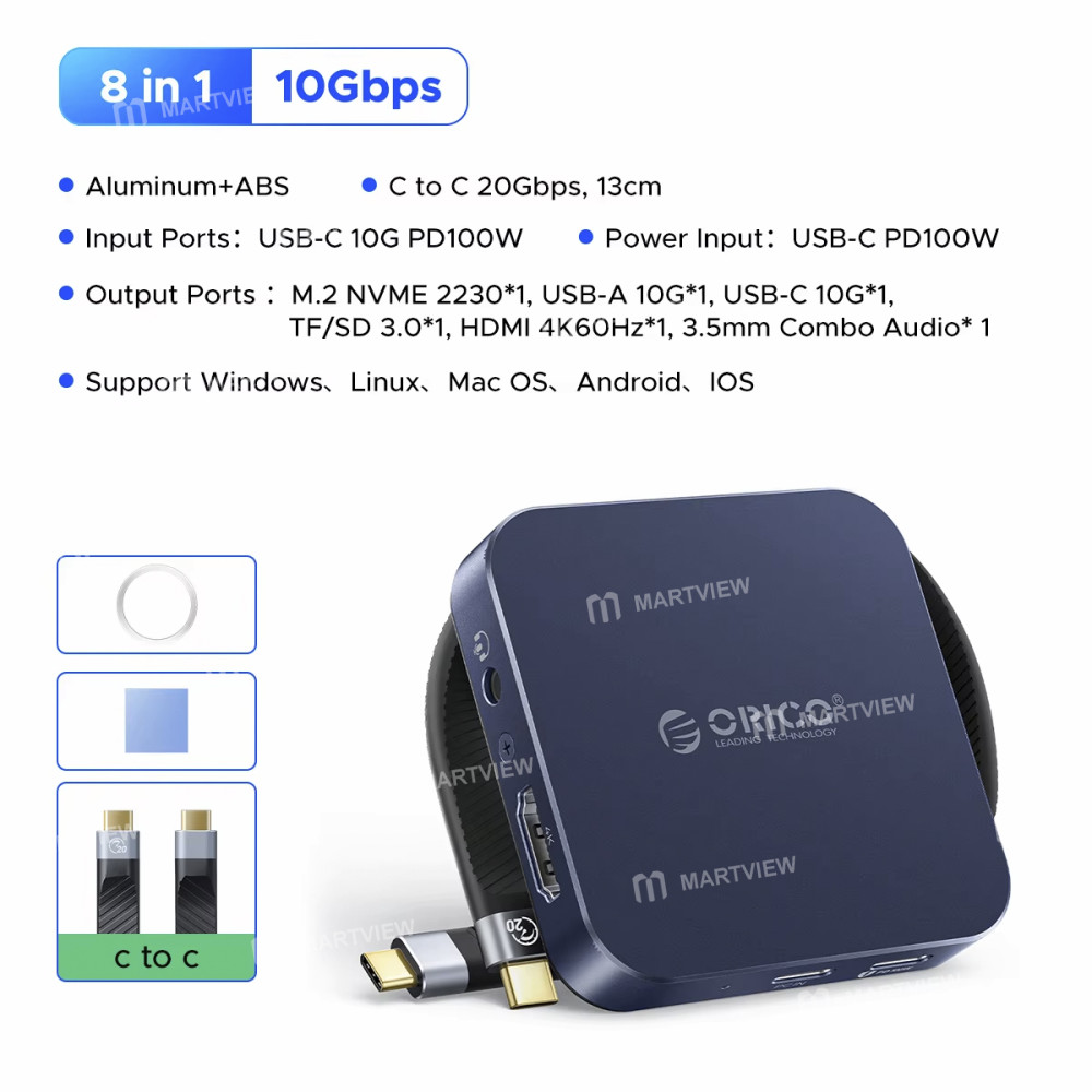 orico mg5-mg7-4k-hdmi-sd-tf--pd-100w-usb-c--35mm-audio--m2-2230-nvme-docking-station-6