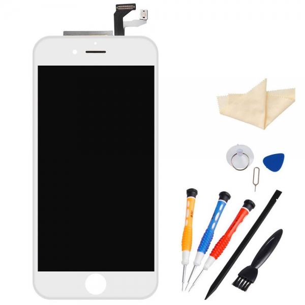 Replacement LCD Screen Touch Digitizer LCD Display For iPhone 6S Plus with Opening Tools - White