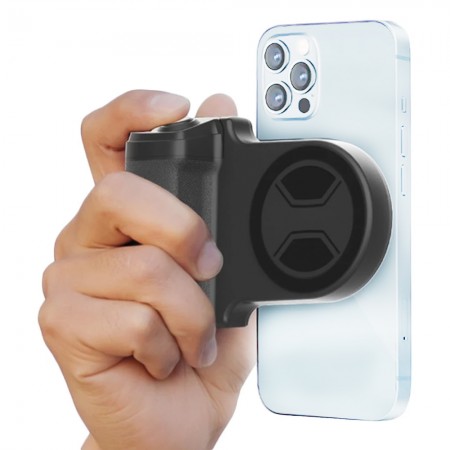 Remote Detachable Mobile Phone Magnetic Wireless Selfie Handle with 1 / 4 Inch Screw Hole