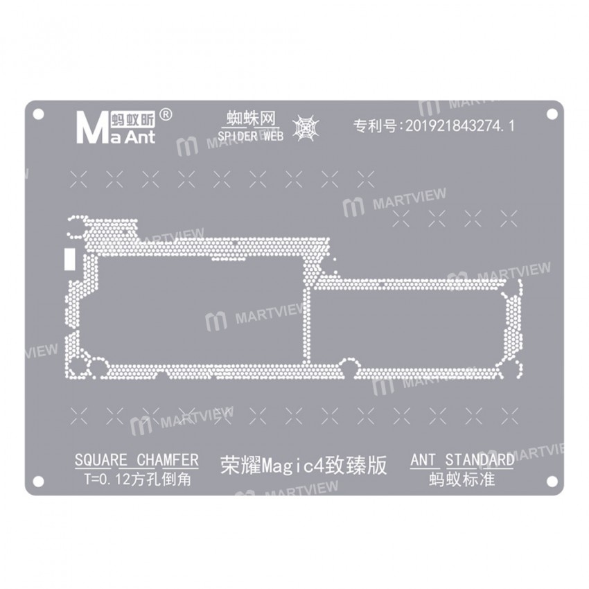 maant 012mm-middle-layer-bga-reballing-stencils-for-huawei-magic-series-2