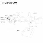 RF4 High-definition Binocular Stereo Continuous Zoom Industrial Microscope for PCB Repair