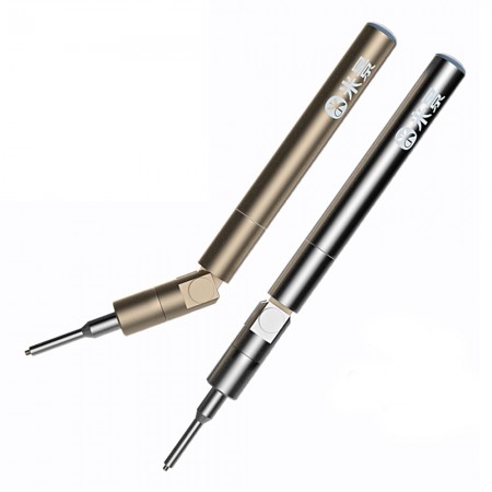 Mijing 360° Rotation S2 Steel Motherboard Stratified Magnetic Screw Pen Set for iPhone Android