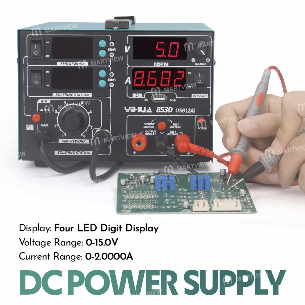 yihua 853d-usb-2a-3-in-1-led-digit-display-hot-air-gun-soldering-iron--15v-2a-dc-power-supply-5