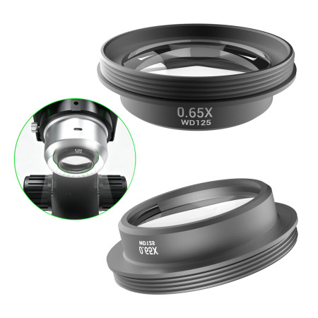 2uul MS06 OpenView 48mm-0.65X Microscope Objective Lens (Working Distance 125mm)