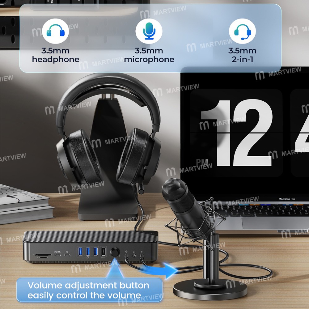 orico dka20-20-in-1-10gbps-type-c-hdmi-vga-rj45-sdtf-headphone-desktop-docking-station-9