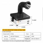 M-Triangel CP-301 3 Layer Filter Fume Extractor Desktop Soldering Smoke Purifier