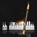 Jabeud 17-in-1 BGA Maintenance Knife for CPU NAND CHIP IC Remove Glue