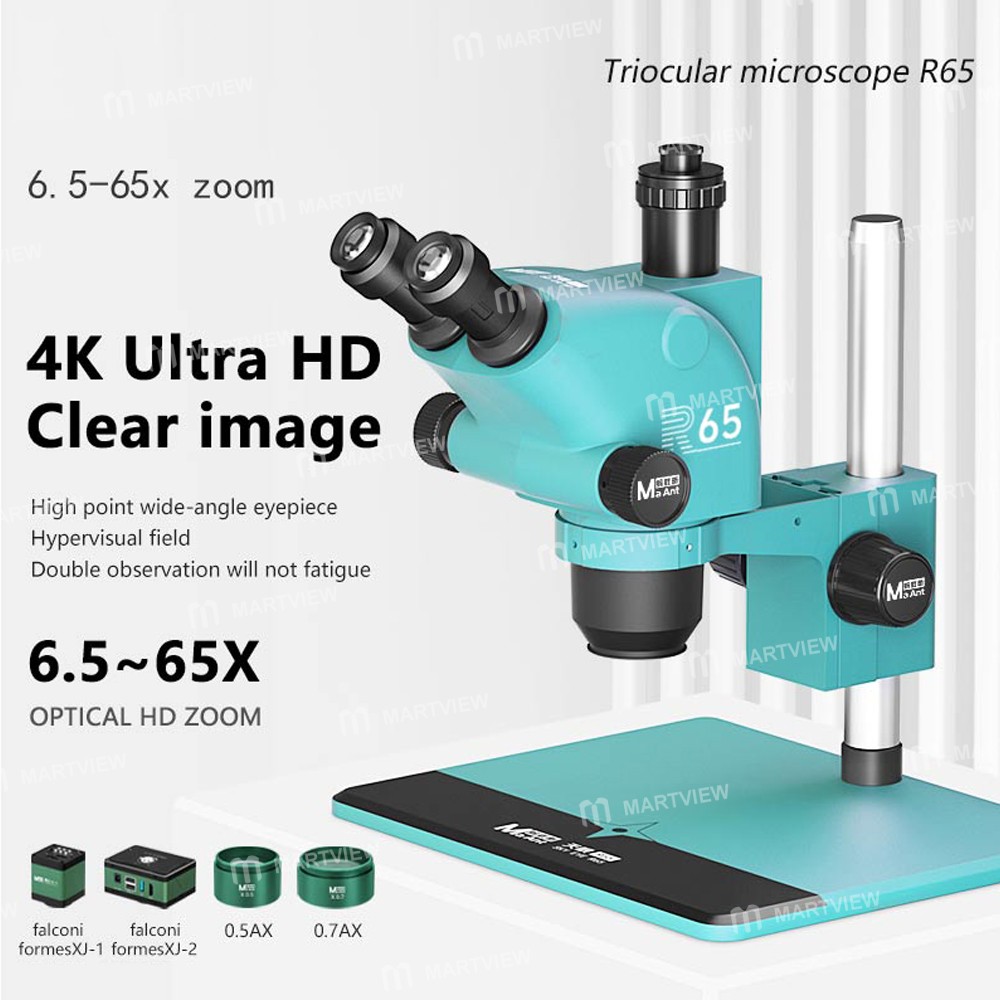 maant r65-blue-edition-65-65x-synchronous-zoom-trinocular-stereo-microscope-with-big-base-2