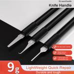 ycs 9g-non-slip-frosted-ultra-light-single-head-carving-knife-handle-with-blades-1