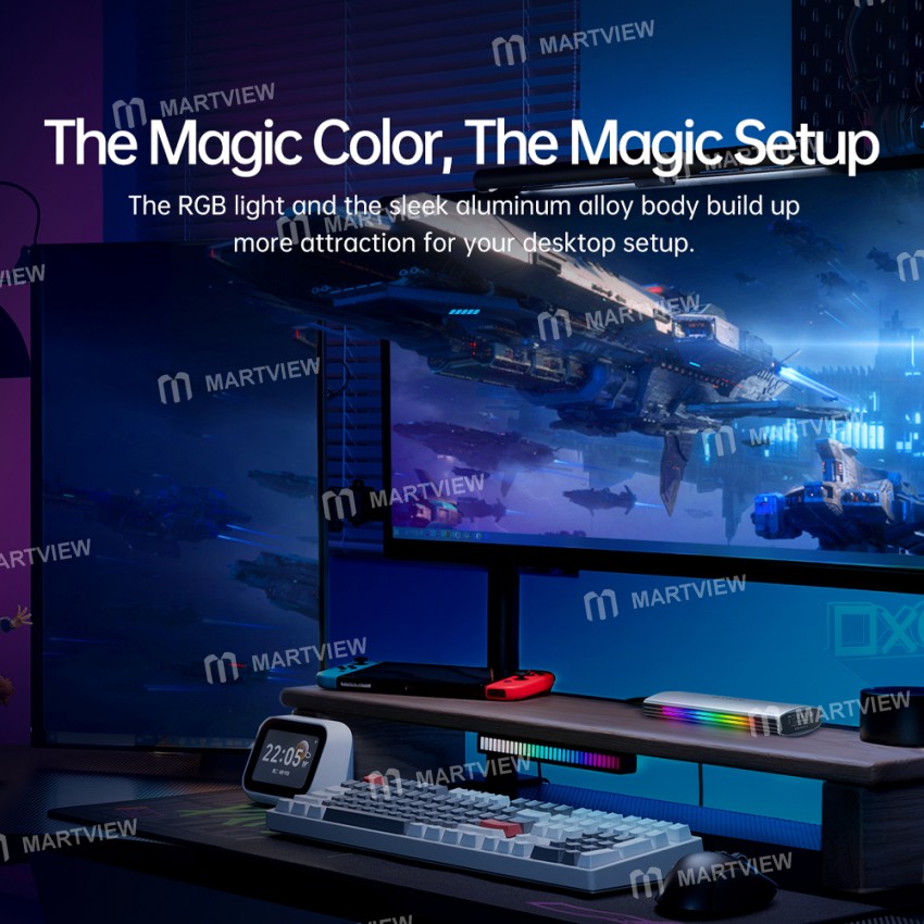 Orico M2R2 RGB Lighting Effect USB3.1 Gen2 10Gbps Aluminum M2 NVMe SSD Enclosure