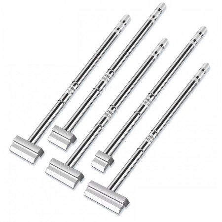 Luxianzi T12 Integrated Spade Soldering Iron Tips Universal for Most T12 Soldering Station