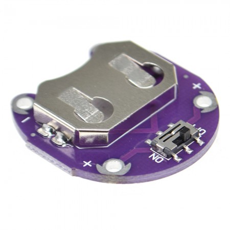 round button-coin-cell-battery-holder-with-switch-for-cr2032-cr2025--2pcs-2
