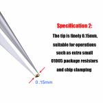 Aixun 0.1mm / 0.15mm Alloy Steel Precision Flying Wire Repair Tweezer