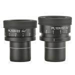 pl10x 22mm-high-eye-point-large-field-view-flat-field-microscope-eyepieces--30mm-mounting-interface