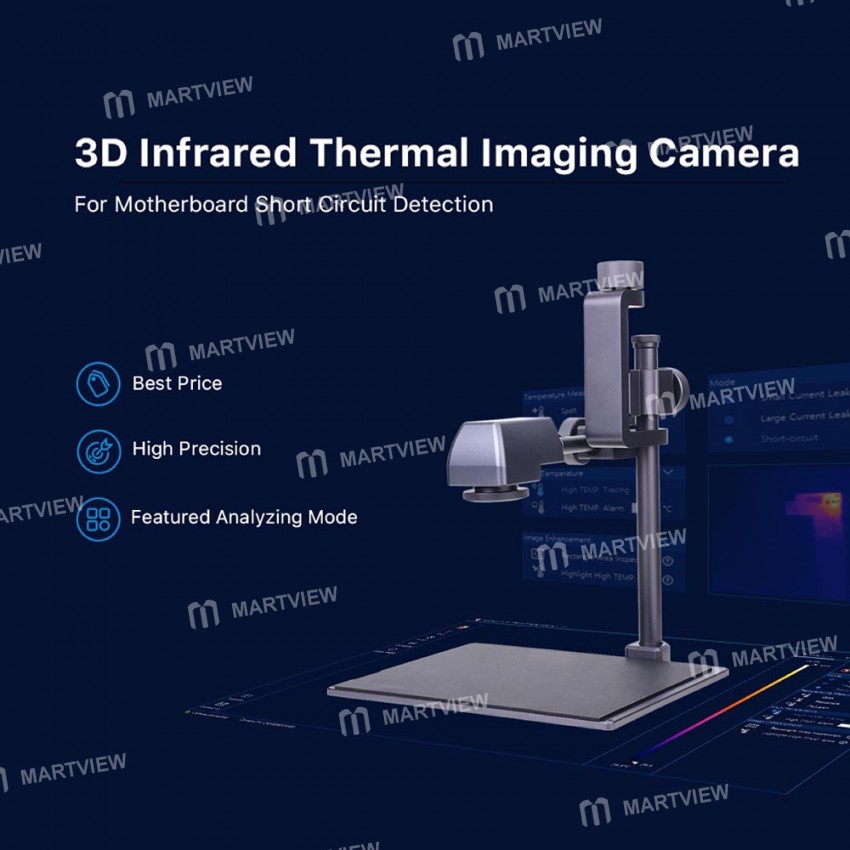 3D Infrared Thermal Imaging Camera for Inspection Phone Motherboard PCB Fault Detection