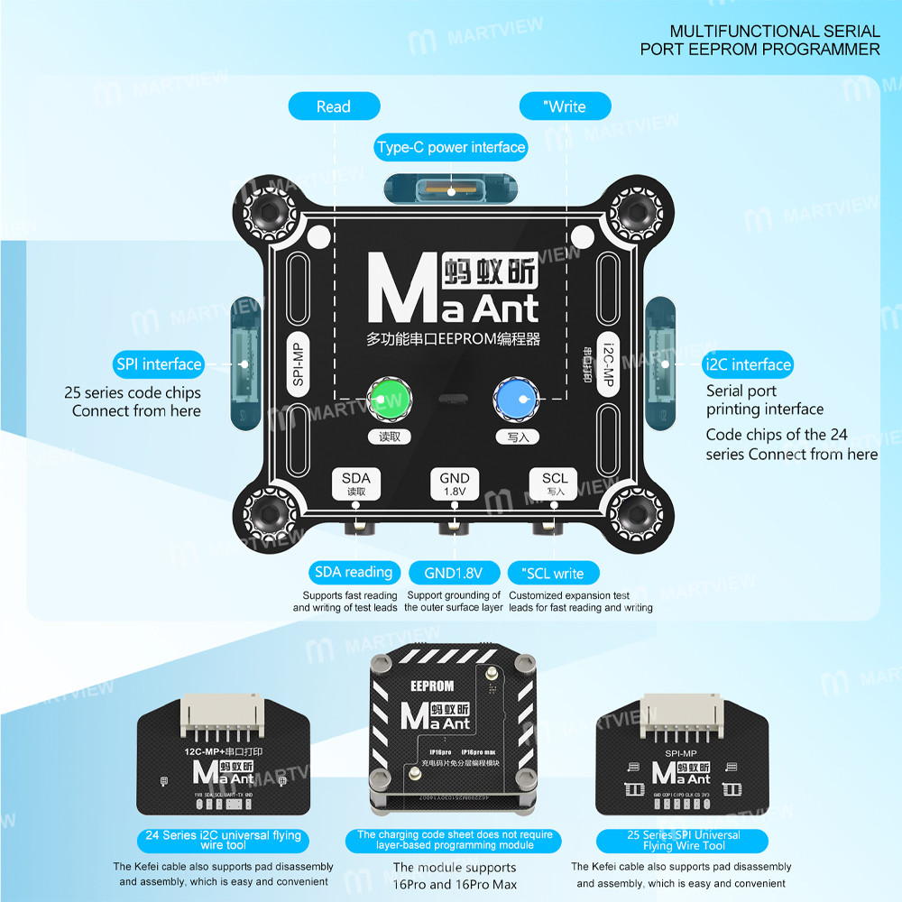 maant e1-multifunctional-serial-port-eeprom-programmer-for-reading-and-writing-of-charging-ic-chips-