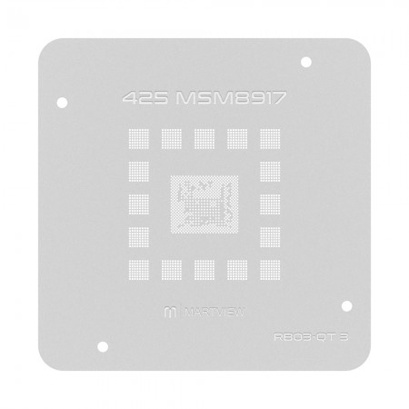 Martview RB03-QT3 CPU BGA Reballing Stencil for Qualcomm Snapdragon 425 MSM8917