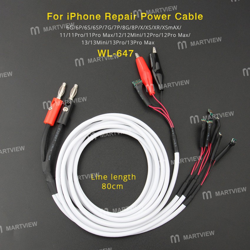Wylie WL-647 iPhone Repair Special Power Boot Test Cable for iPhone 6 to 13Pro Max