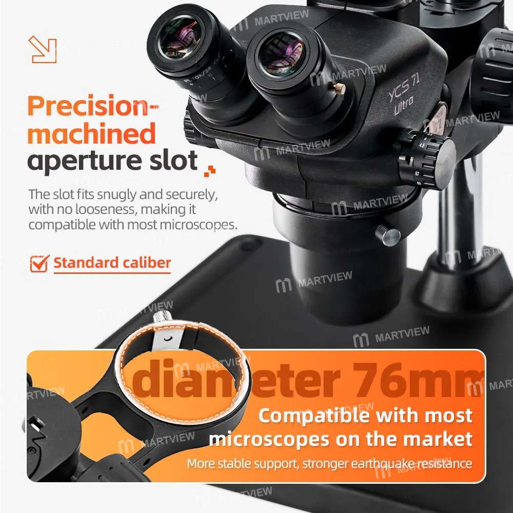 ycs 76mm-diameter-adjustable-microscope-lifting-bracket-for-binocular-trinocular-stereo-microscope-3