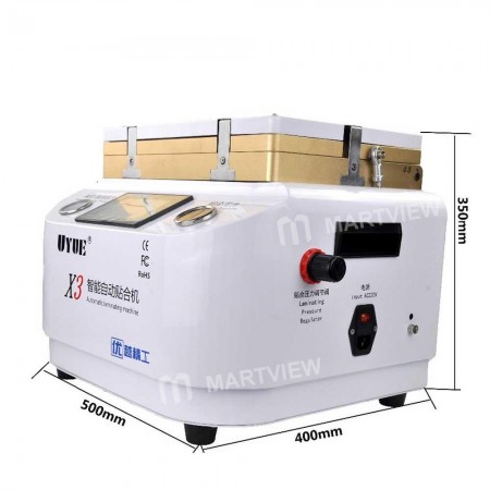 UYUE X3 Automatic Laminating Machine OCA Vacuum Laminating Machine 2 in 1 Glass Screen Press Machine with Bubble Remover For Max 12inch LCD Refurbish - 220V