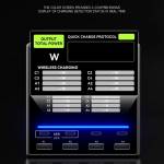 luowei u1-mini-80w-raptor-8-ports-usb-type-c-color-screen-charger-station-no-wireless-charging-5