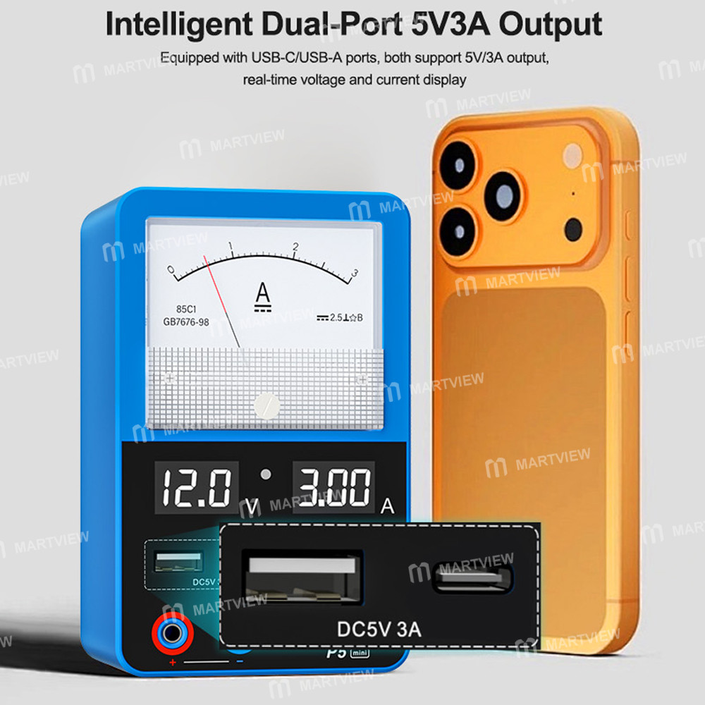 sunshine p5-mini-5v3a-dual-display-smart-power-supply-with-pointer-type-ammeter-10