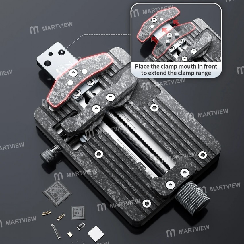 mage idea-jj-003-ultra-thin-fixture-with-adjustable-clamp-range-for-motherboard-ic-cpu-repair-4