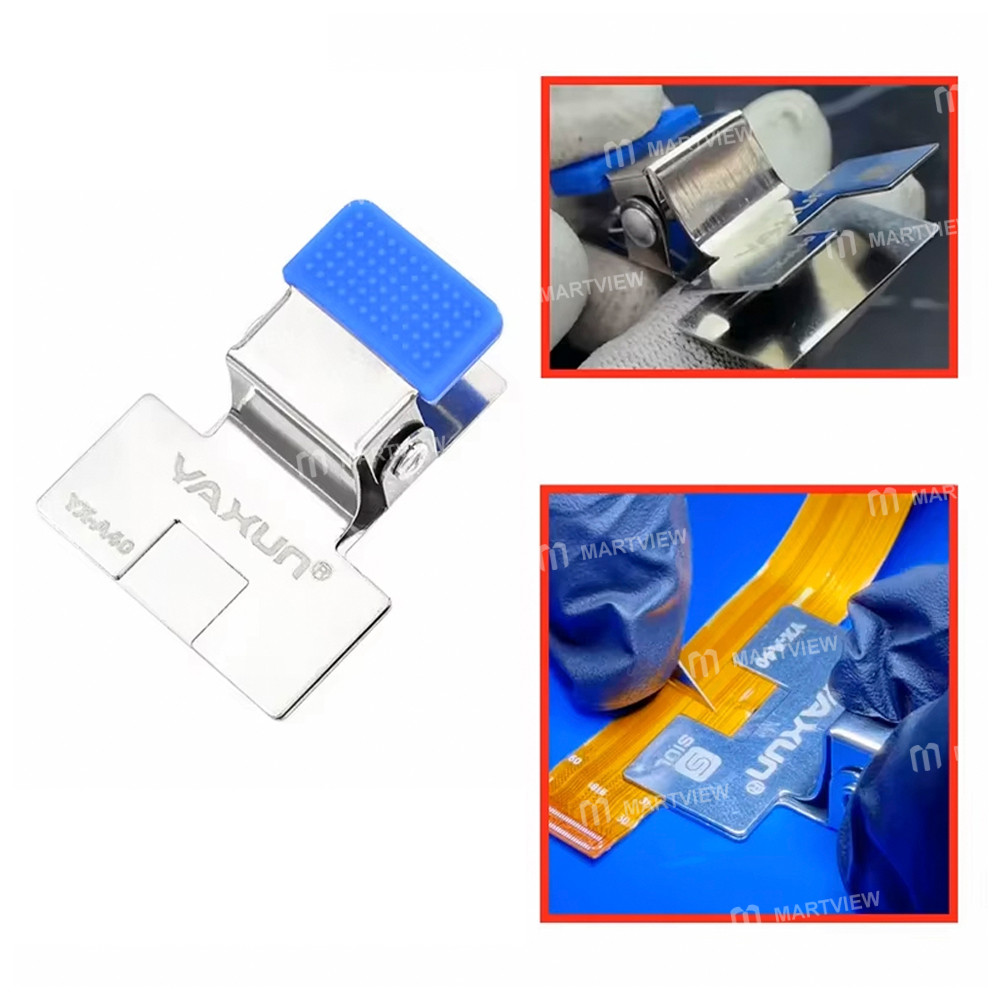 yaxun yx-a40-heat-insulated-alignment-clamp-for-soldering-display-ic-flex-cables-1