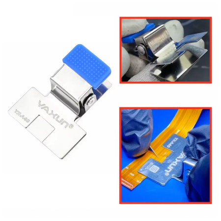 Yaxun YX-A40 Heat-Insulated Alignment Clamp for Soldering Display IC / Flex Cables
