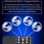Replacement r sim 15 dual cpu aegis cloud upgraded version ios14 system universal 5g unlocking card