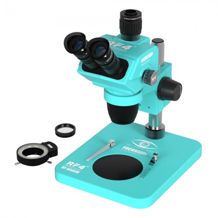 RF4 RF6565R 6.5-65X Synchronous Zoom Trinocular Stereo Microscope
