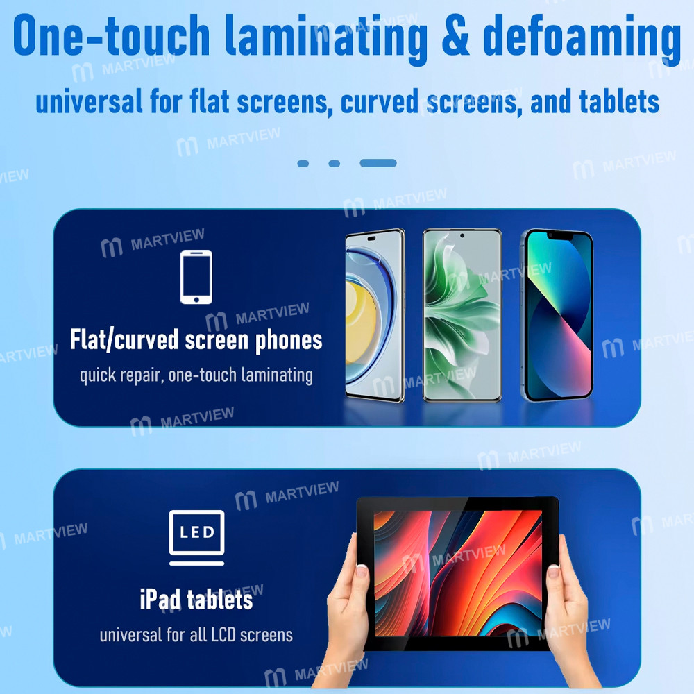 jcid al-05p-16-inch-3-in-1-laminating-defoaming--uv-curing-all-in-one-machine-for-edge--flat-screen-