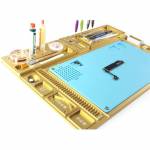 WL High Temperature Aluminum Alloy Pad Microscope Pad Mobile Phone Repair Maintenance Platform