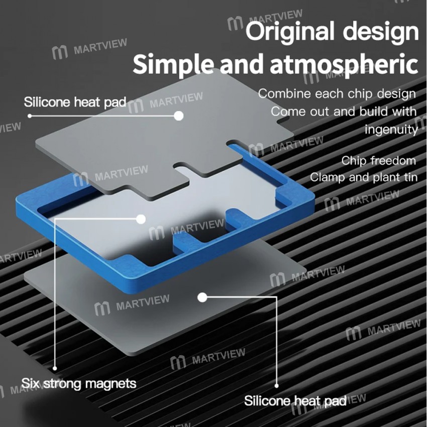 maant c2-non-polar-double-sided-universal-planting-tin-reballing-stencil-platform-4