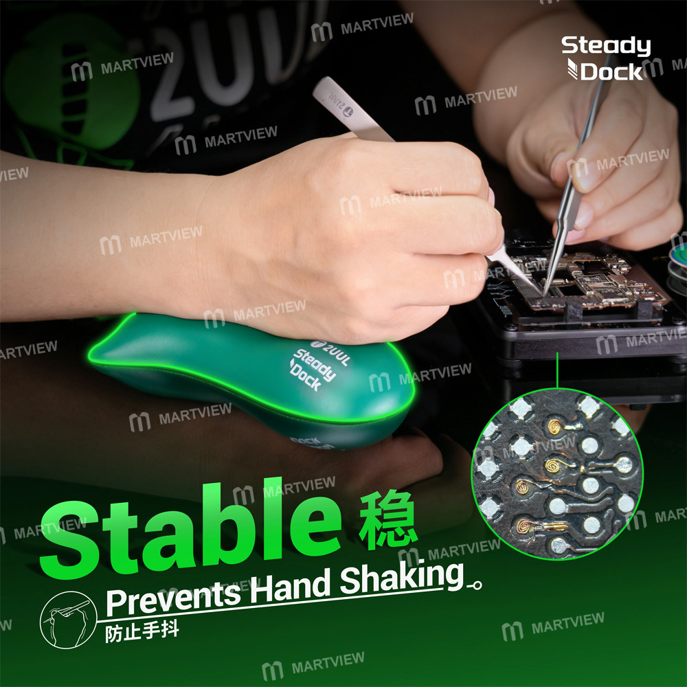 2uul dk01-steady-dock-anti-fatigue-wrist-rest-mouse-for-auxiliary-repair-work-gaming-4