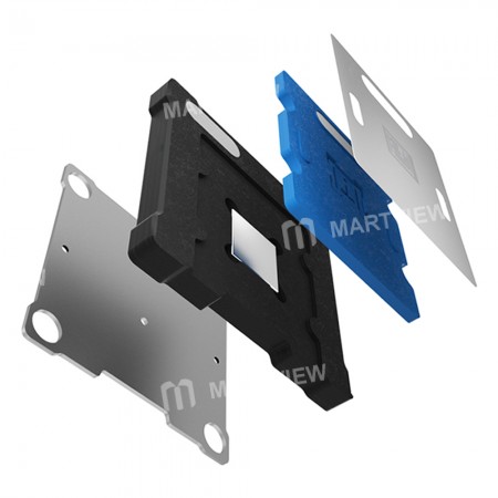 Kaisi Bottom Layer BGA Reballing Stencil Planting Tin Platform for Apple A10 to A14 CPU