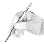 relife t2-extended-anti-magnetic-flat-round-tip-tweezers-for-smd-electronics-component-handling-2